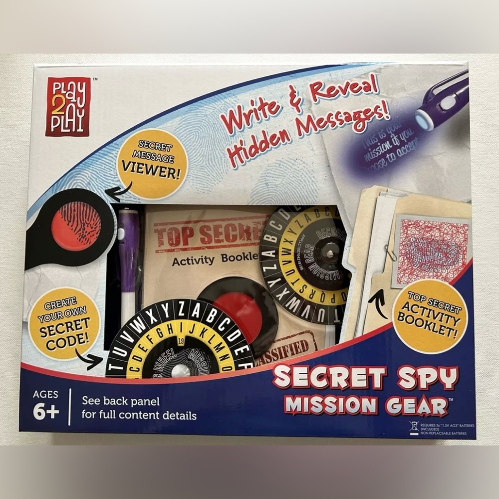 Secret Spy Mission Gear Top Secret Activity Booklet